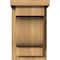Ekena Millwork Newport Smooth Corbel w/Backplate, Western Red Cedar, 7 1/2"W x 8"D x 12"H COR08X08X12NEW01SWR - alternate 2